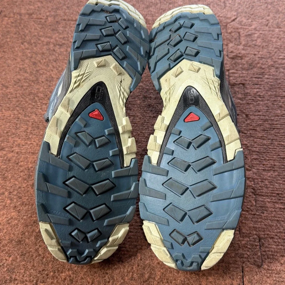 C+ Salomon XA Pro 3D Trail Running Shoes Womens 7.5 Blue Grey Hiking 412721 gym